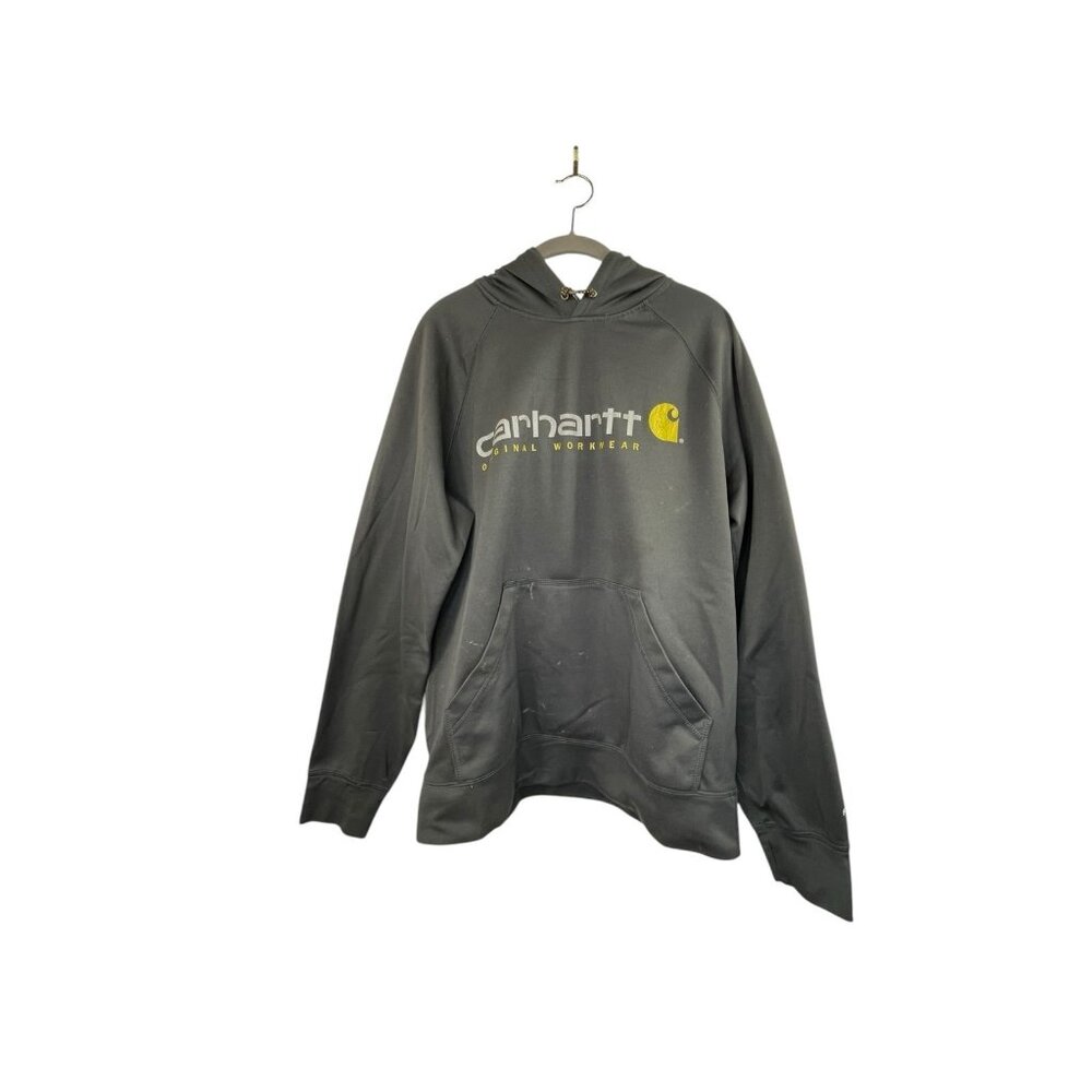 Carhartt Force Relaxed Fit Hoodie Gray Size Medium